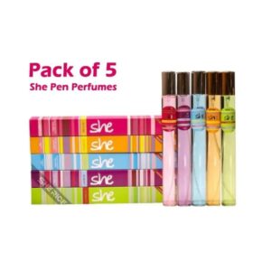 Long Lasting Fragrance Pocket Perfume- Pack Of 5