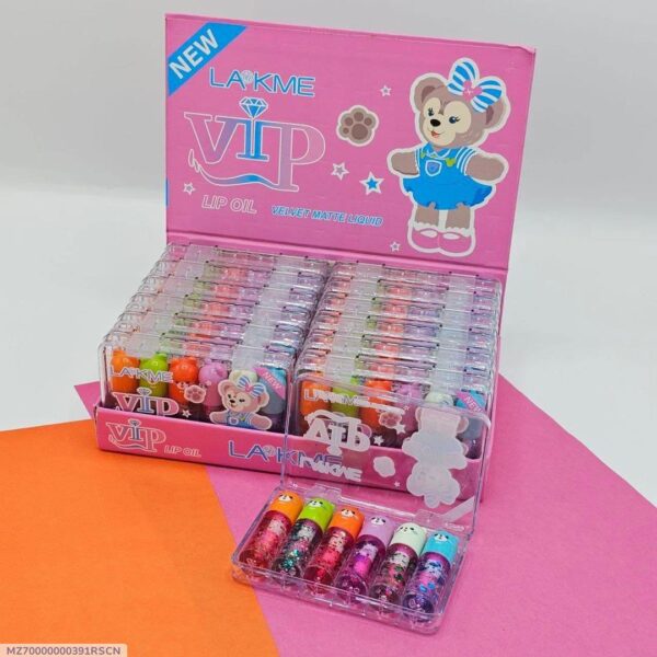 Set of 6 High Pigmented Glossy Finish Lip Oils - Image 2