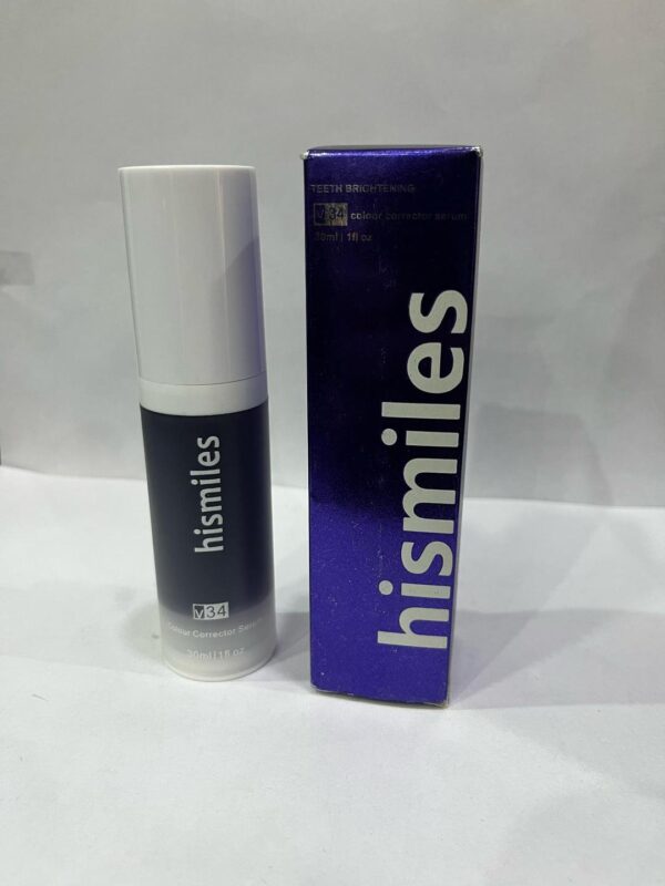 V34 Colour Corrector Serum - Purple Toothpaste, Teeth Whitening Formula - 30ml Pack of 1 - Image 4