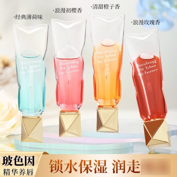 Olcarene Moisturizing Lip Essence Oil White Peach Oolong Honey Milk Transparent Lip Oil Wholesale for Men and Women Students - Image 7